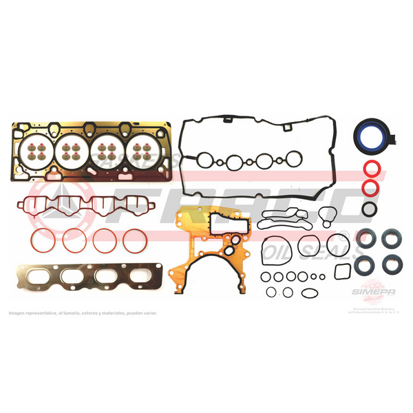 JGO JUNTAS MOTOR COMPLETO  CRUZE 1.8L 010-015, TRAX 1.8L 013-018, AVEO 1.6L (VVT) 08-012