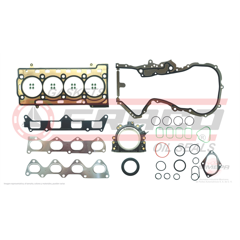 JGO JUNTAS MOTOR VENTO 014-019, POLO 1.6L 010-012