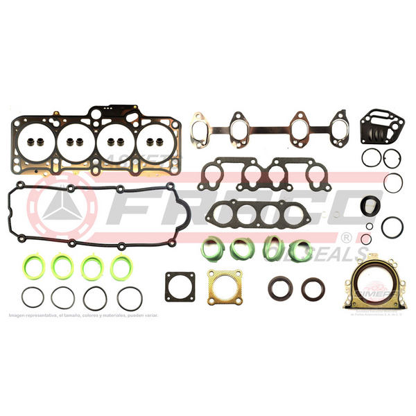 JGO JUNTAS MOTOR BEETLE 2.0L 98-05, JETTA A4 (CLASICO) 2.0L 98-015, IBIZA-CORDOBA 2.0L 03-09, POINTE