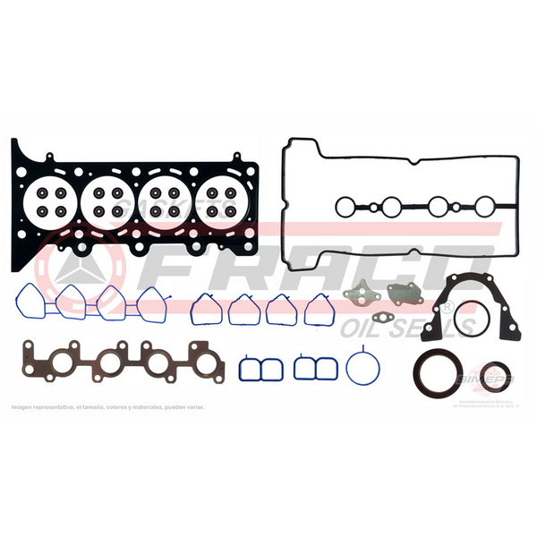 JGO JUNTAS MOTOR CHEVROLET SPARK (CLASICO) 1.2L 011-017, BEAT 018-021