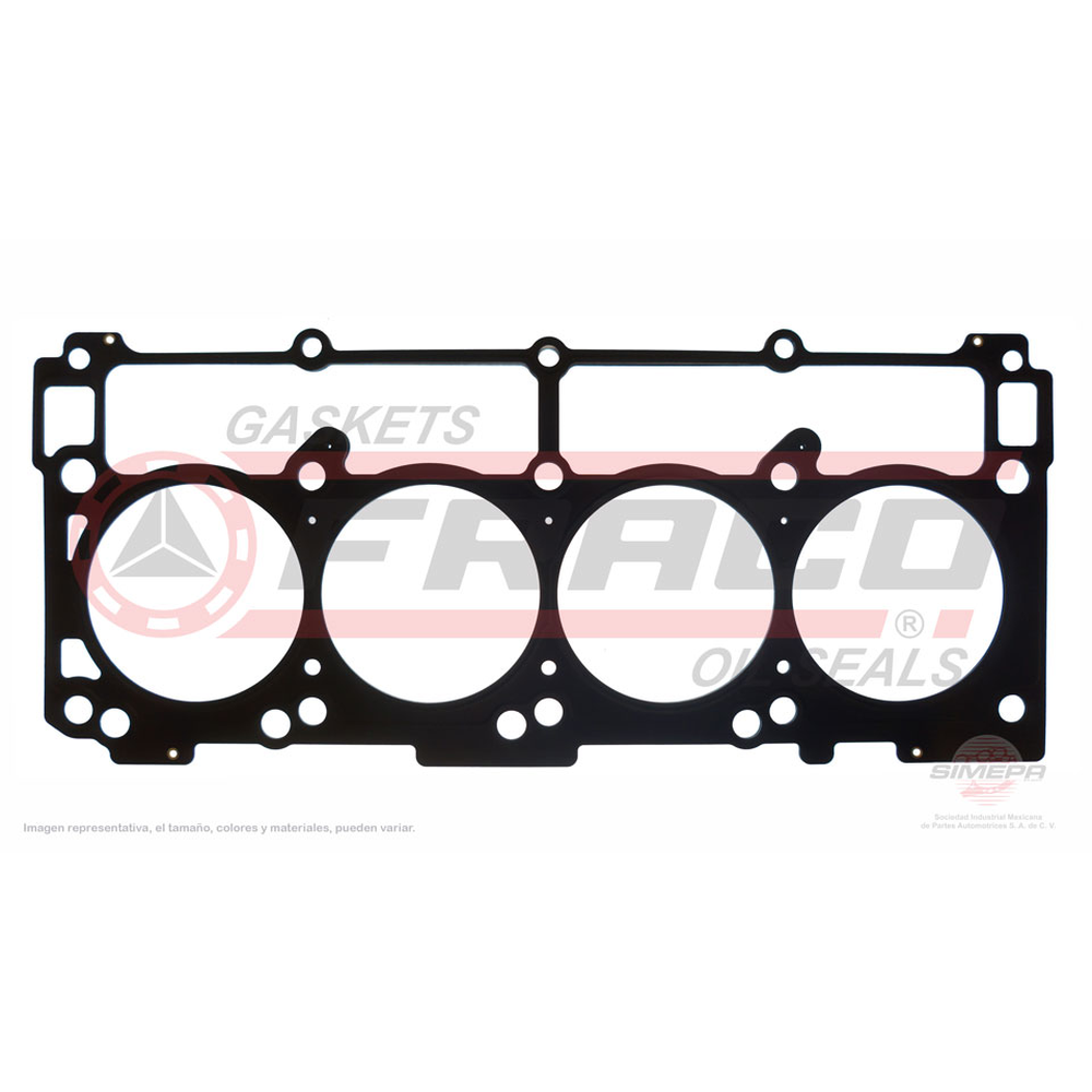 JUNTA PARA CABEZA DER DOD RAM 2500 09/10 DURANGO 09/16 5.7L V8