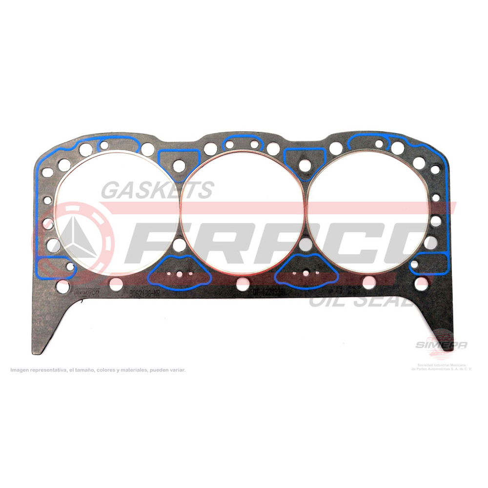 JUNTA PARA CABEZA CHE EXPRESS VAN SILVERADO 96/13 4.3L V6 CON PASO DE LUBRICACION