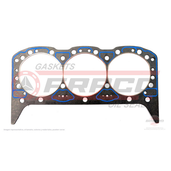 JUNTA PARA CABEZA CHE EXPRESS VAN SILVERADO 96/13 4.3L V6 CON PASO DE LUBRICACION