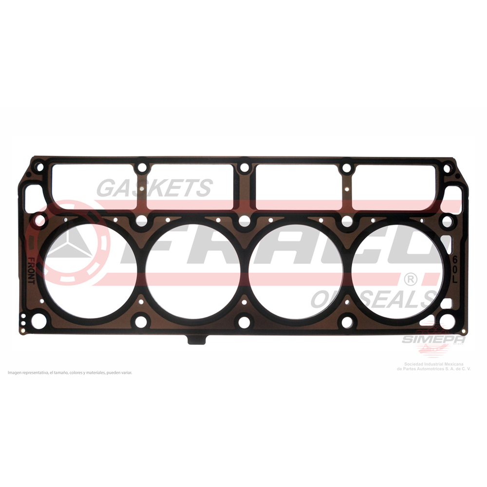 JUNTA PARA CABEZA CHE SUBURBAN 2500 SILVERADO 3500 01/08 6.0L V8 VORTEC