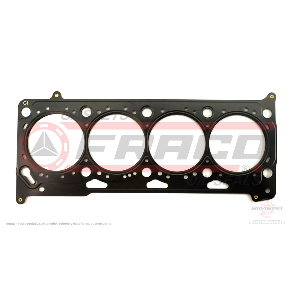 JUNTA PARA CABEZA GOL 09-014, CROSSFOX 07-013, IBIZA-CORDOBA 1.6L 03-09, SAVEIRO 010-016, SPORTVAN