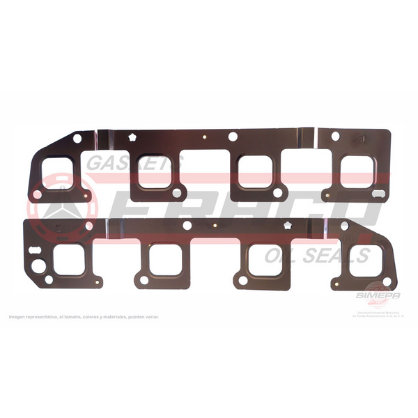 JGO JUNTAS PARA MULTIPLE ESCAPE IZQ Y DER DOD RAM 2500 05/06 5.7L V8 HEMI