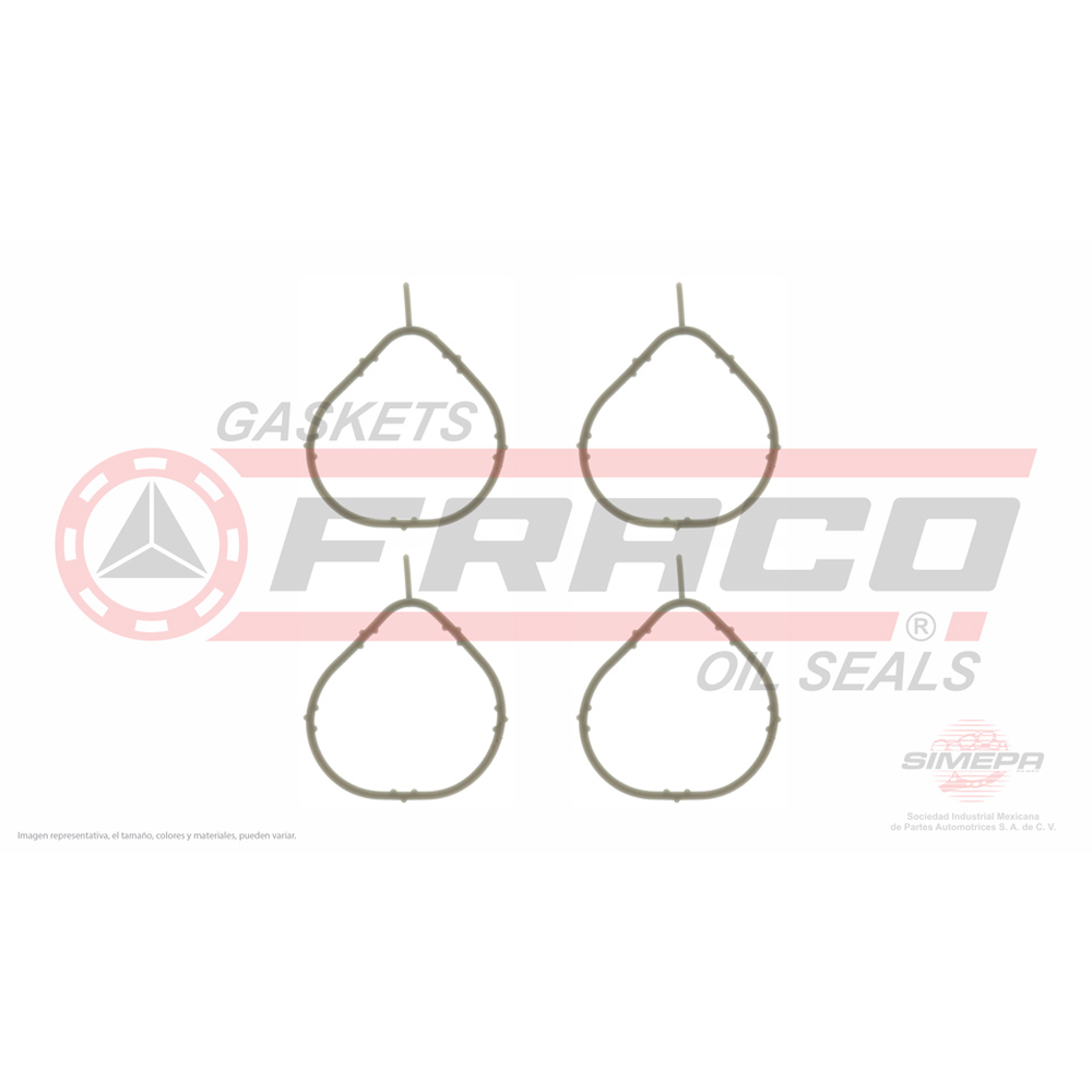 JUNTA PARA MULTIPLE ADMISION DOD VERNA 04-06 1.6L L4 16 VALV