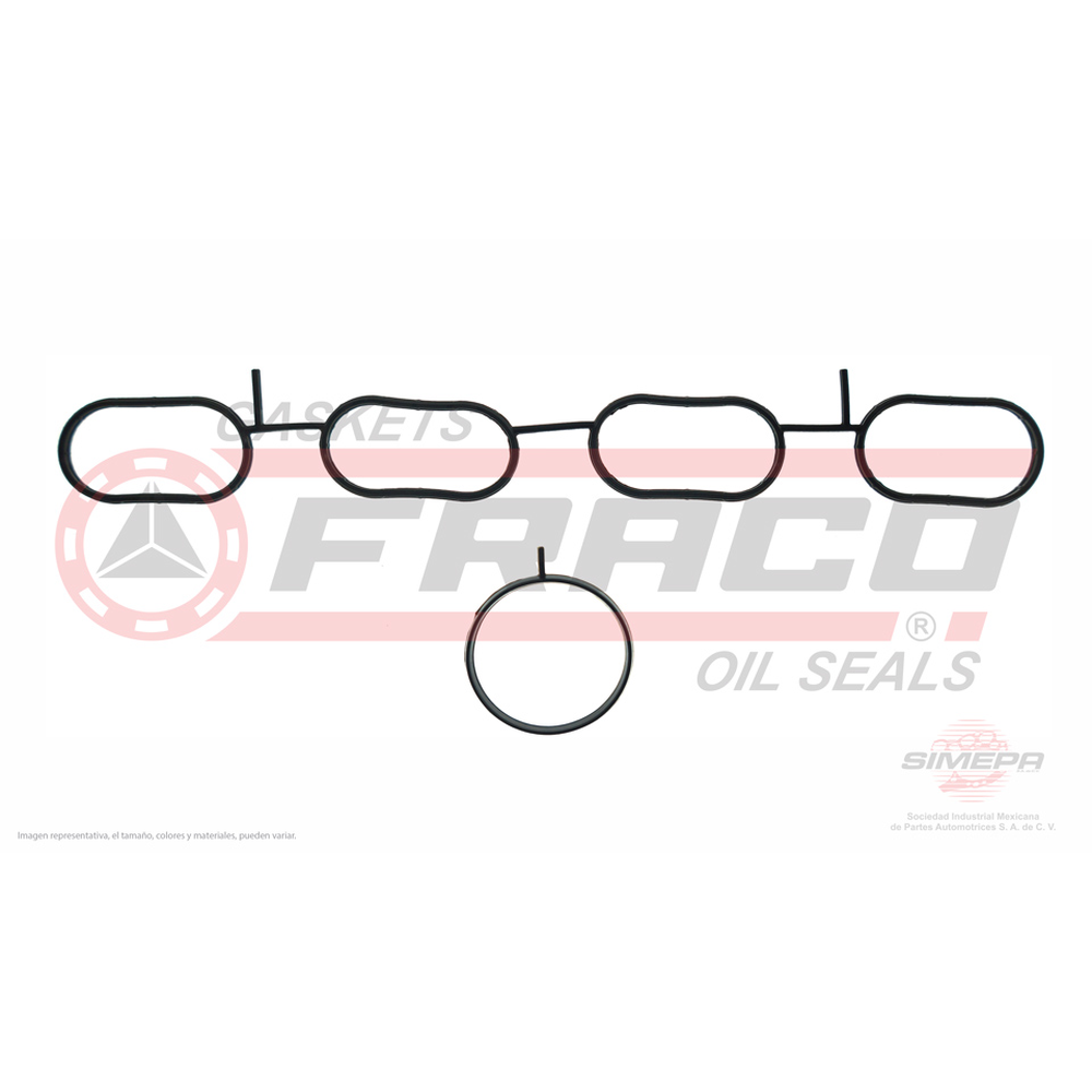 JUNTA PARA MULTIPLE ADMISION NISSAN NP300 FRONTIER 2.5L 016-020, NP300 PICKUP 2.5L 016-020