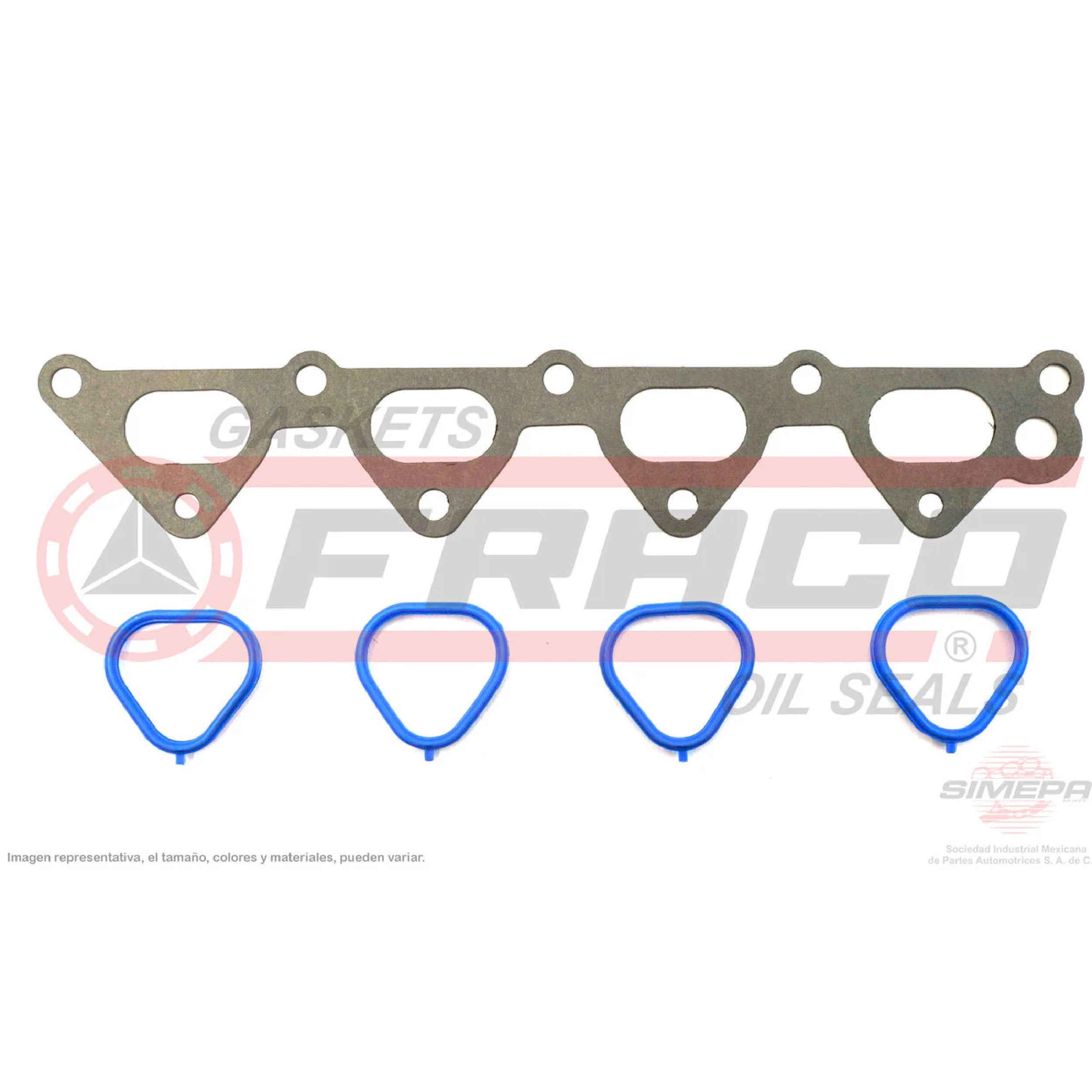 JUNTA PARA MULTIPLE DE ADMISION CHEVROLET AVEO 1.6L 08-012, PONTIAC G3 1.6L 07-09