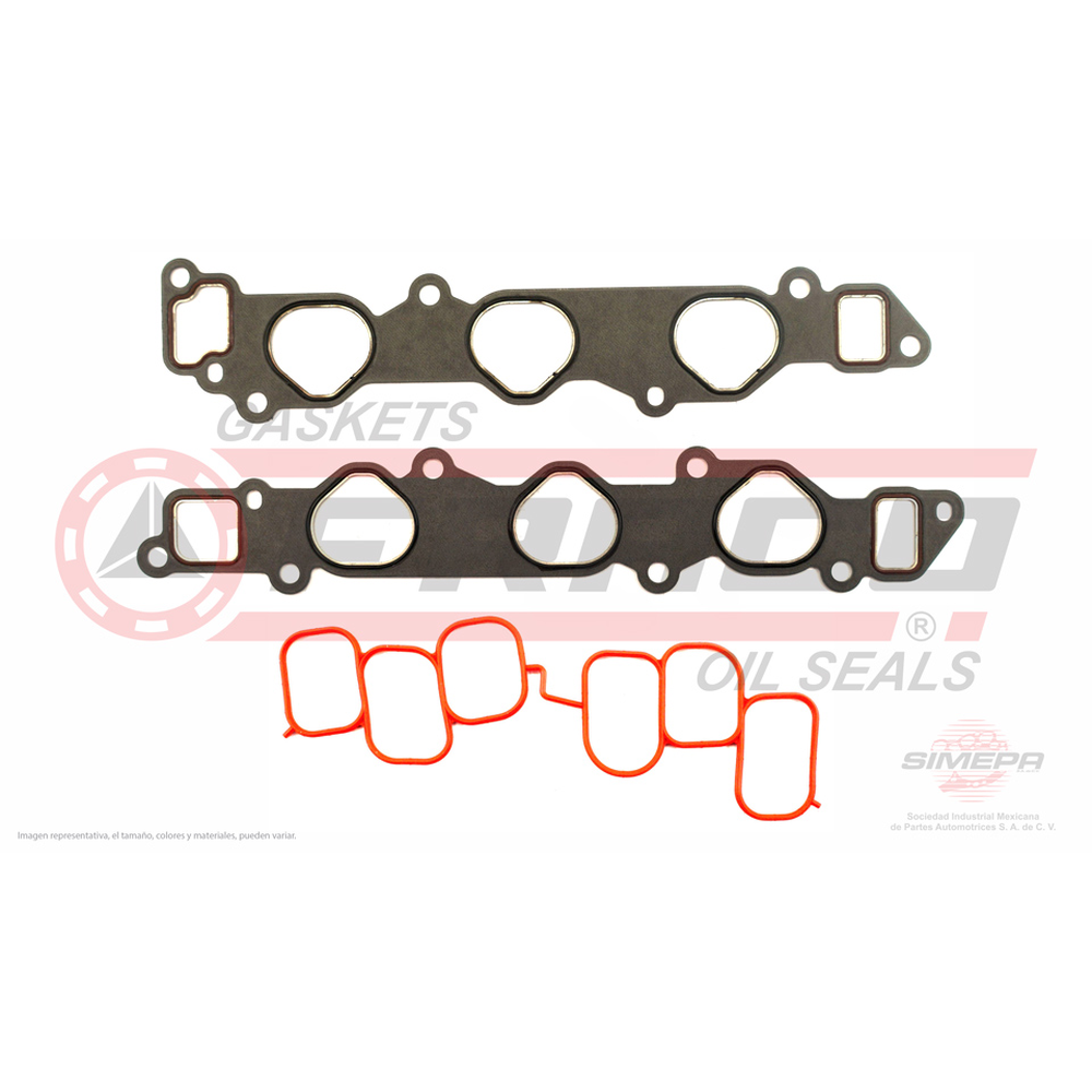 JGO JUNTAS MULTIPLE ADMISION IZQ DER Y PLENUM TOY SIENNA CAMRY 03/08 3.3L