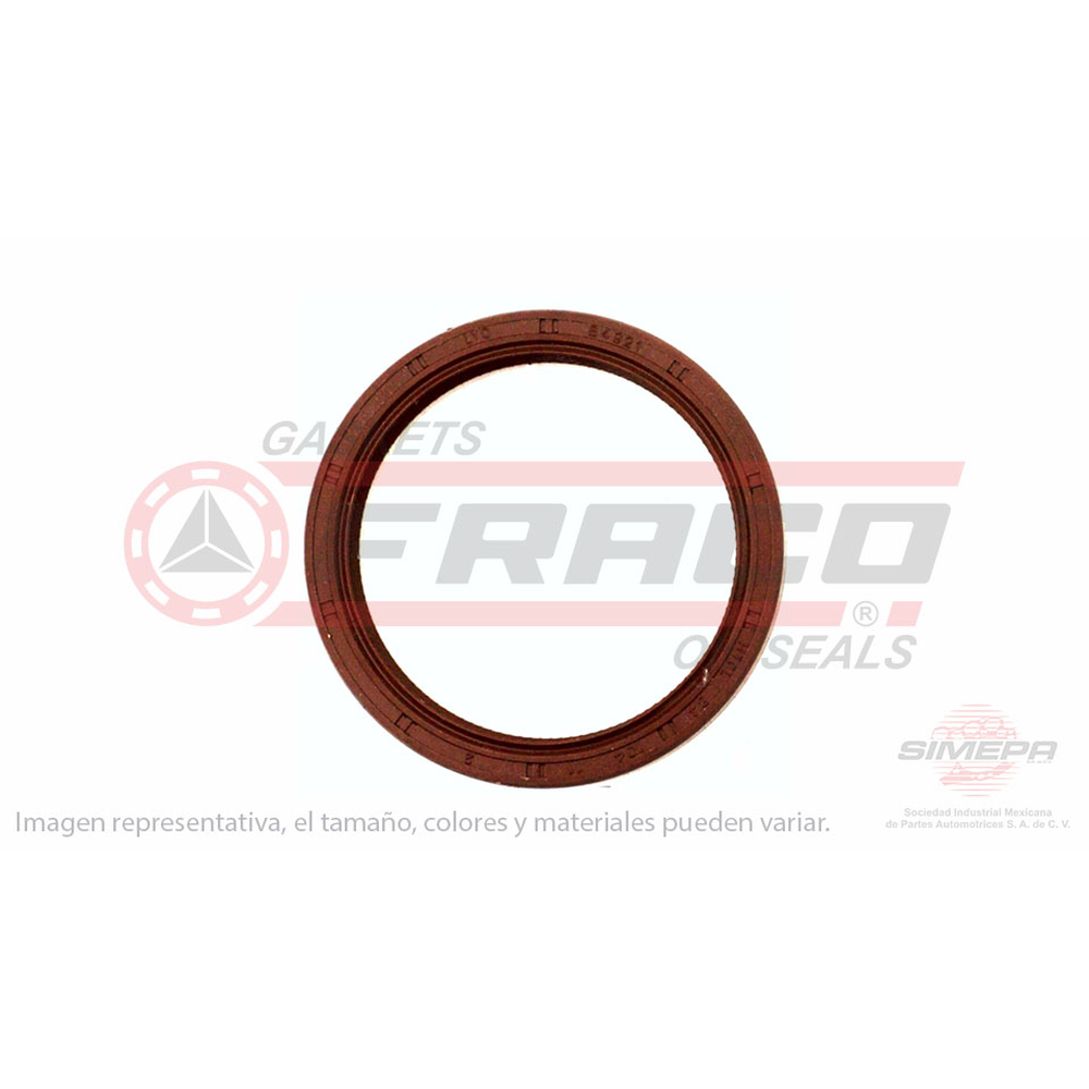 RETEN DE CIGUEÑAL TRASERO TSURU III 1.6L 16VALV 97-017, TSUBAME 1.6L 93-04, NISSAN D21 94-07