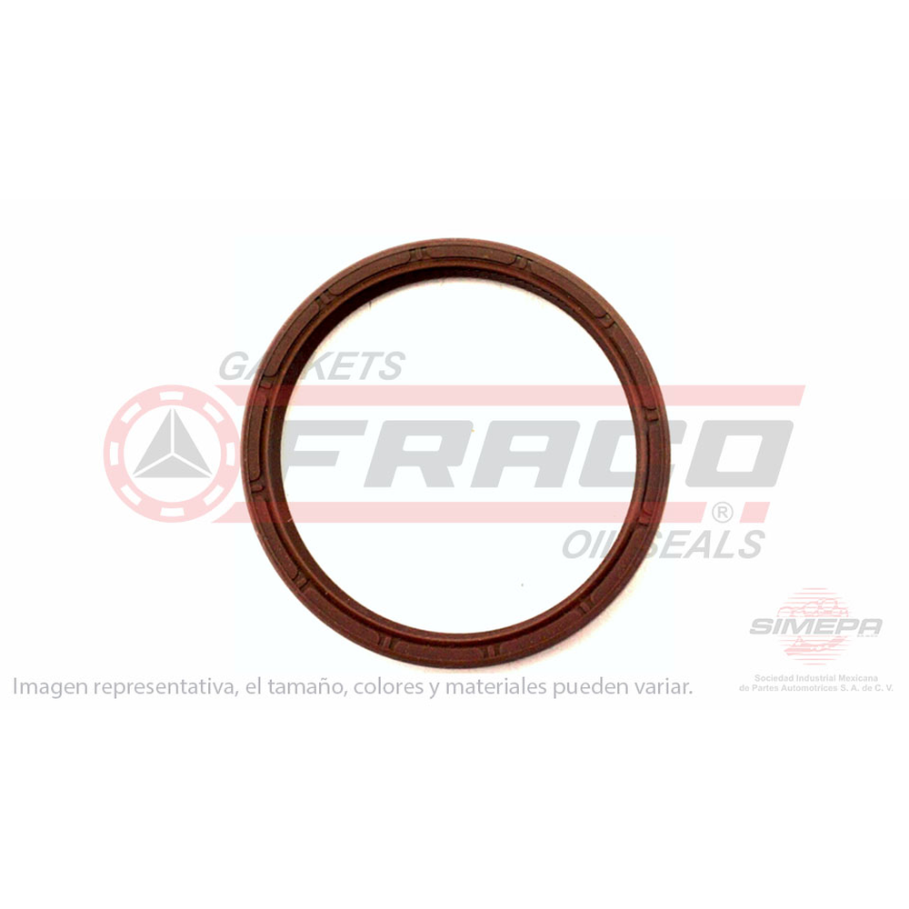 RETEN DE CIGUEÑAL TRASERO S-10 2.5L 16 VALV 016-018, COLORADO 2.5L 16 VAL 015-019