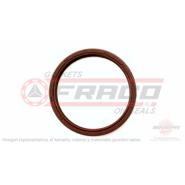 RETEN DE CIGUEÑAL TRASERO S-10 2.5L 16 VALV 016-018, COLORADO 2.5L 16 VAL 015-019