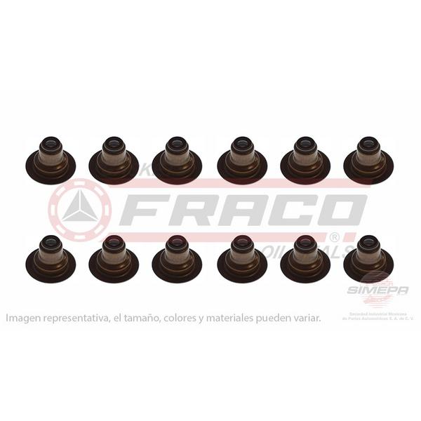 JGO SELLOS PARA VALVULAS CHE MALIBU 97/99 3.1L VENTURE 97/99 3.4L V6 EQUINOX 05