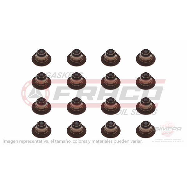 JGO SELLOS PARA VALVULA CHEVROLET AVEO 1.6L 08-012, PONTIAC G3 07-09