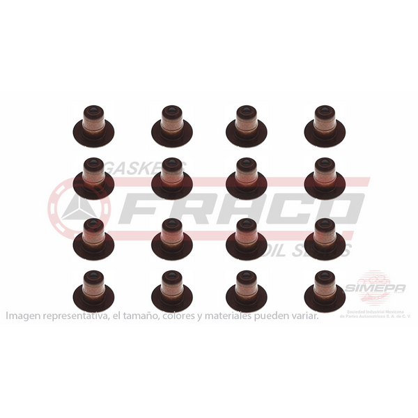 JGO SELLOS PARA VALVULAS DOD DURANGO RAM 2500 4000 05-06 5.7L V8 MOTOR HEMI