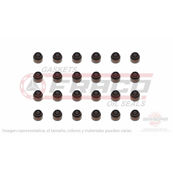 SELLOS DE VALVULA HON ACCORD 98-07 3.0L 08-17 ODYSSEY 99-17 PILOT 03-16 3.5L