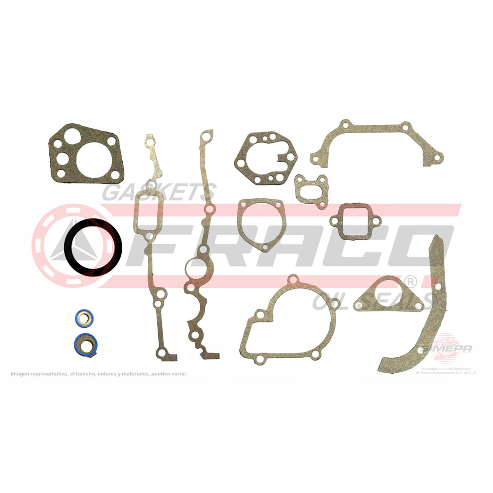 JUNTA TAPA DISTRIBUCION NIS PICKUP D21 91/04 2.4L L4 12 VALV