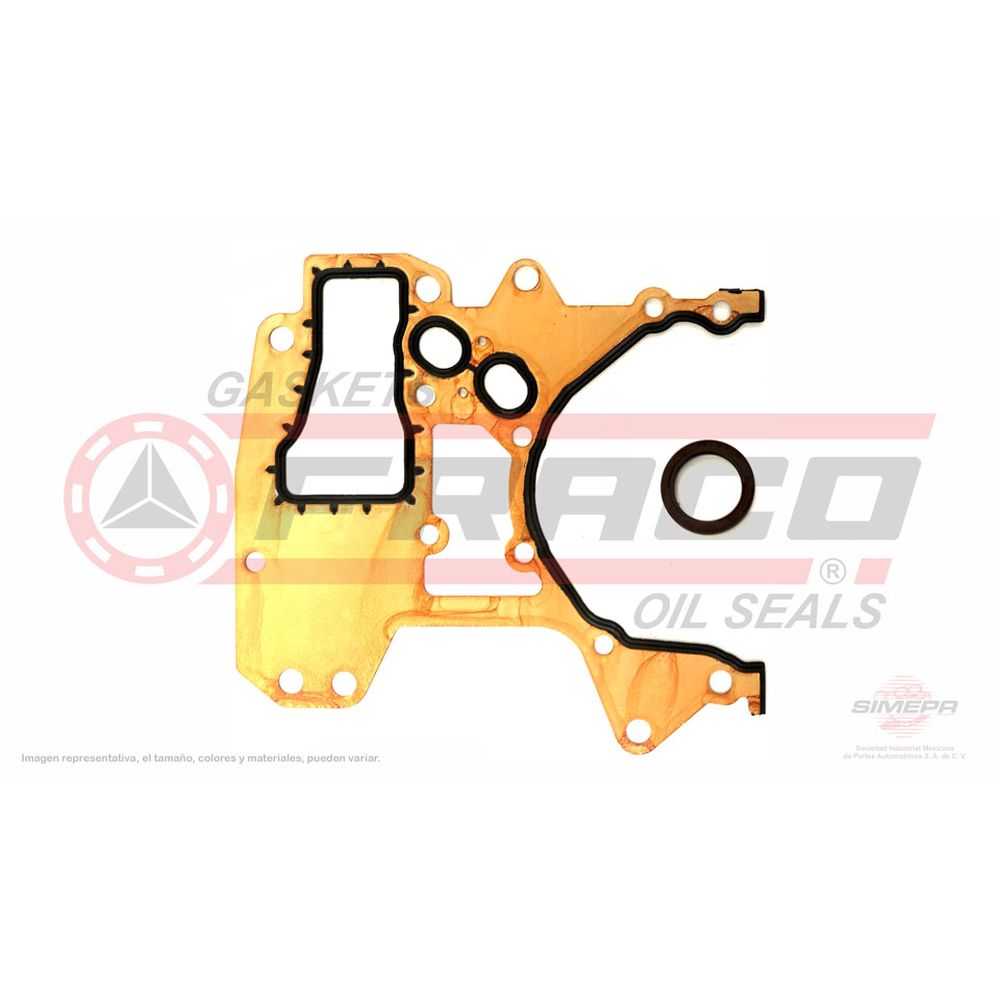 JUNTA TAPA DISTRIBUCION AVEO 1.6L 09-011, CRUZE 1.8L 010-015, TRAX 1.8L 013-015, SONIC 1.6L 012-018