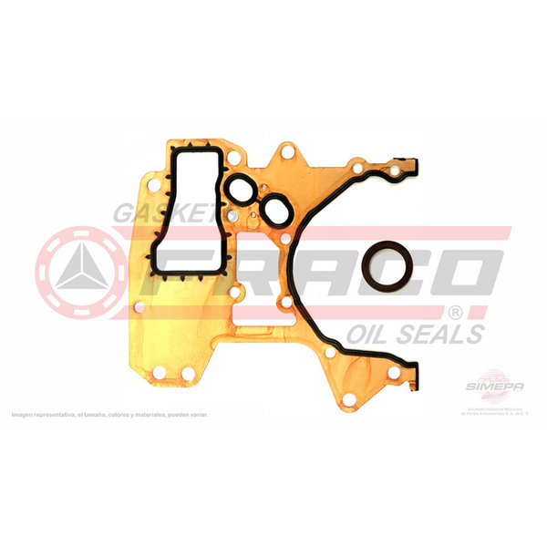 JUNTA TAPA DISTRIBUCION AVEO 1.6L 09-011, CRUZE 1.8L 010-015, TRAX 1.8L 013-015, SONIC 1.6L 012-018