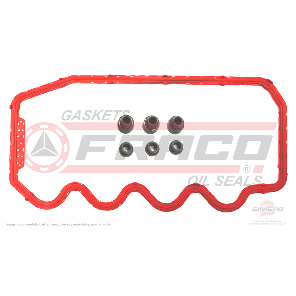 JUNTA TAPA PUNTERIAS FORD FOCUS 2.0L 00-04, ESCORT 2.0L 97-01, (SOHC 8 VALV)