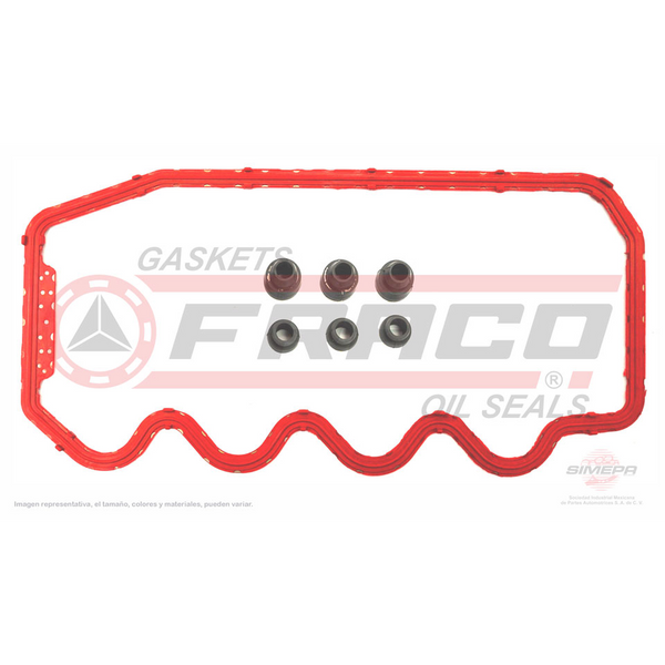 JUNTA TAPA PUNTERIAS FORD FOCUS 2.0L 00-04, ESCORT 2.0L 97-01, (SOHC 8 VALV)
