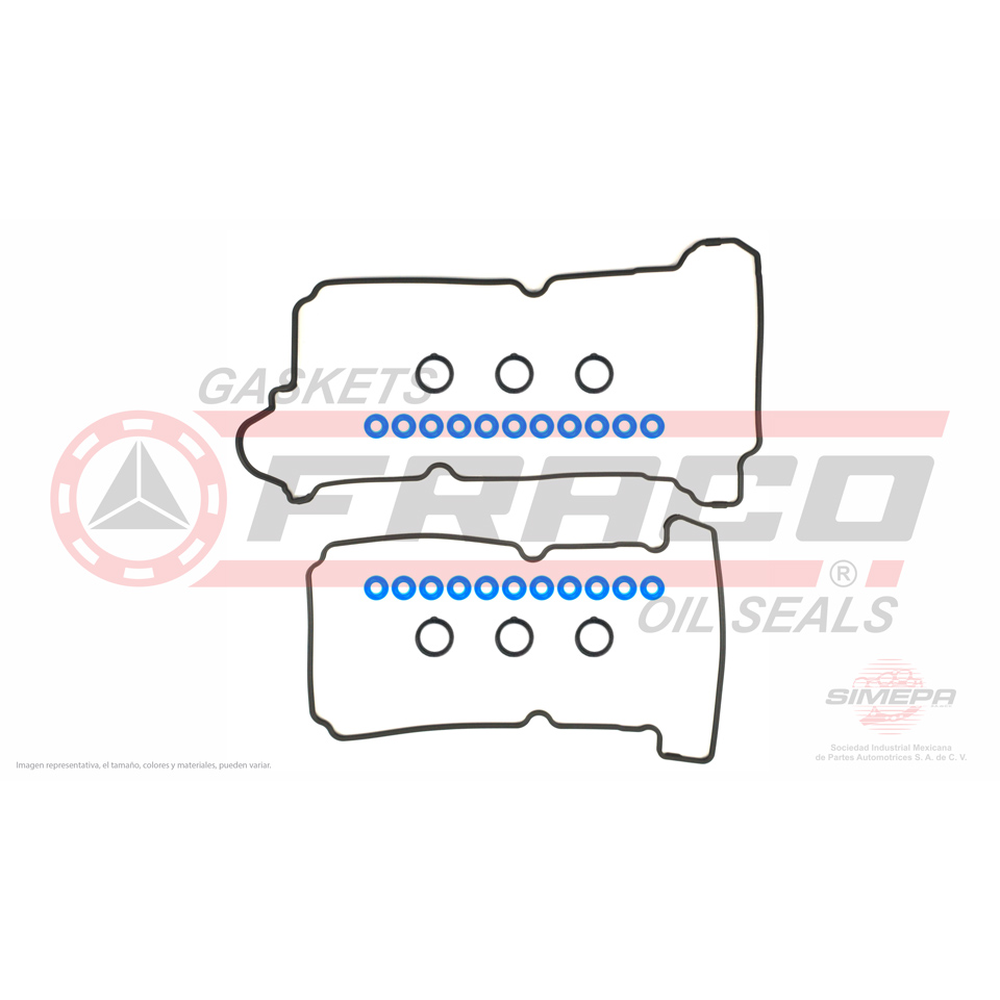 JGO JUNTA TAPA PUNTERIAS FOR ESCAPE 01/08 3.0L V6 LADO IZQ Y DER