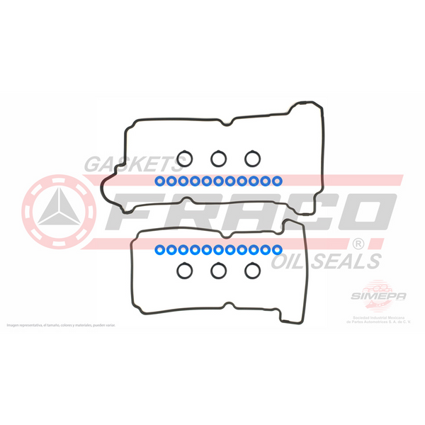 JGO JUNTA TAPA PUNTERIAS FOR ESCAPE 01/08 3.0L V6 LADO IZQ Y DER