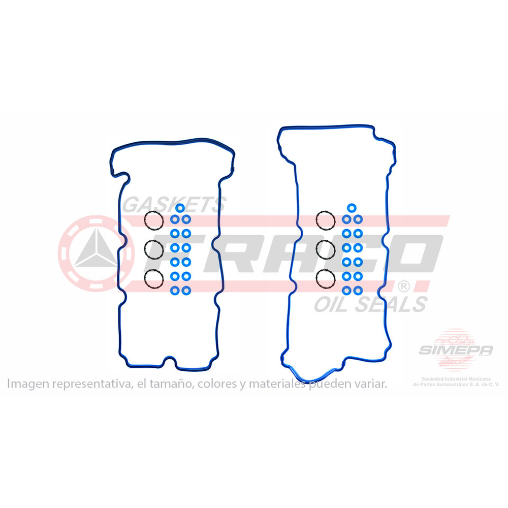 JUNTA TAPA DE PUNTERIAS FORD ESCAPE 3.0L 06-08, MARINER 3.0L 06-08 (JGO)