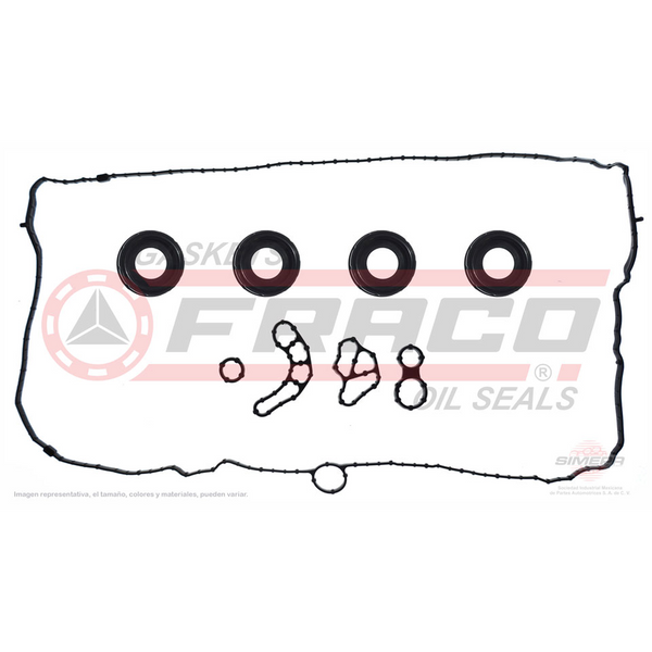 JUNTA TAPA PUNTERIAS S-10 2.5L 16 VALV  016-018,  COLORADO 2.5L 16 VALV  015-019