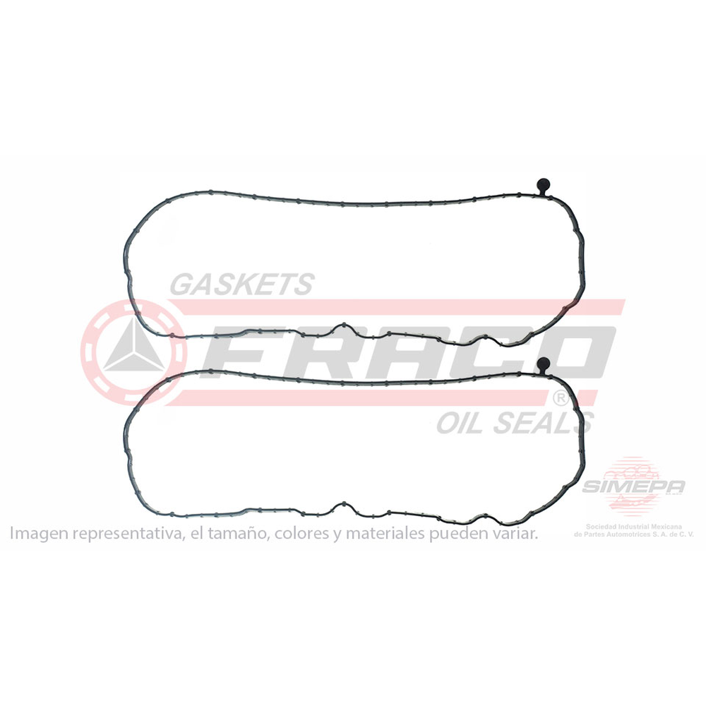 JGO JUNTA TAPA PUNTERIAS CHEVROLET 4.3L ECOTEC V6 SILVERADO,SIERRA 1500 014-018