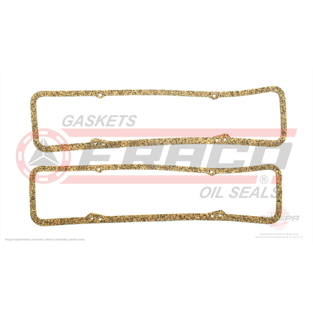 JUNTA TAPA PUNTERIAS CHE 55-90 265-350 NAL. 55/90 V8