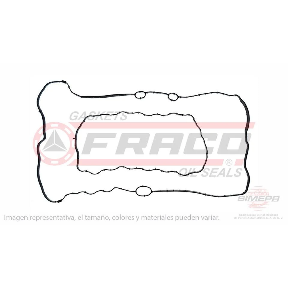 JUNTA TAPA DE PUNTERIAS CHEVROLET CRUZE 1.4L TURBO  016-019. EQUINOX 1.5L TURBO 018-020.