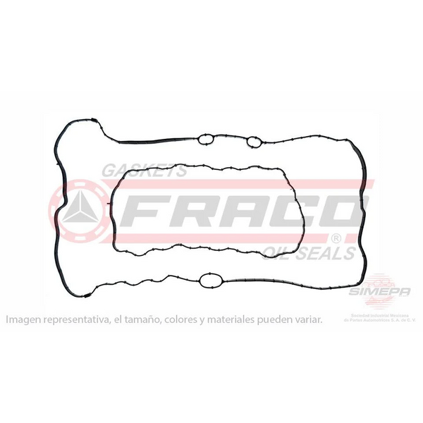 JUNTA TAPA DE PUNTERIAS CHEVROLET CRUZE 1.4L TURBO  016-019. EQUINOX 1.5L TURBO 018-020.