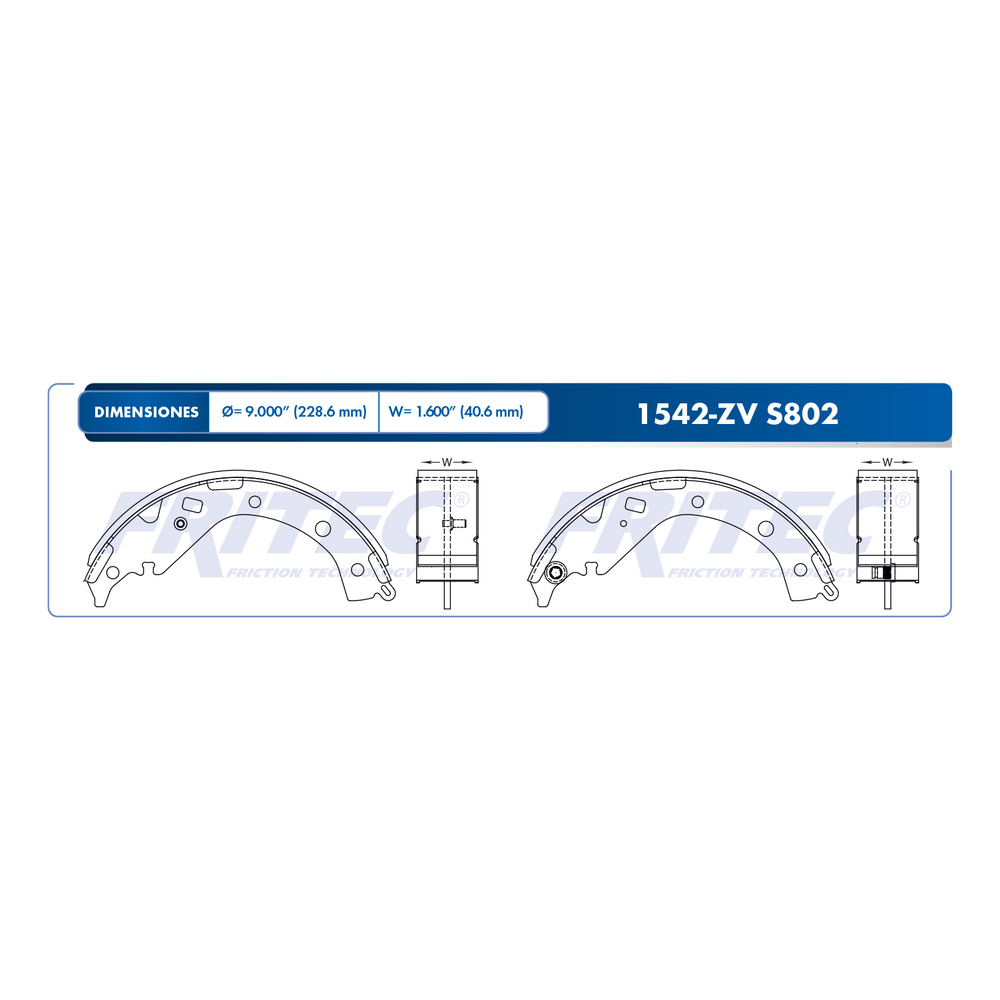 BALATA TRASERA TAMBOR TOYOTA RAV4 2003