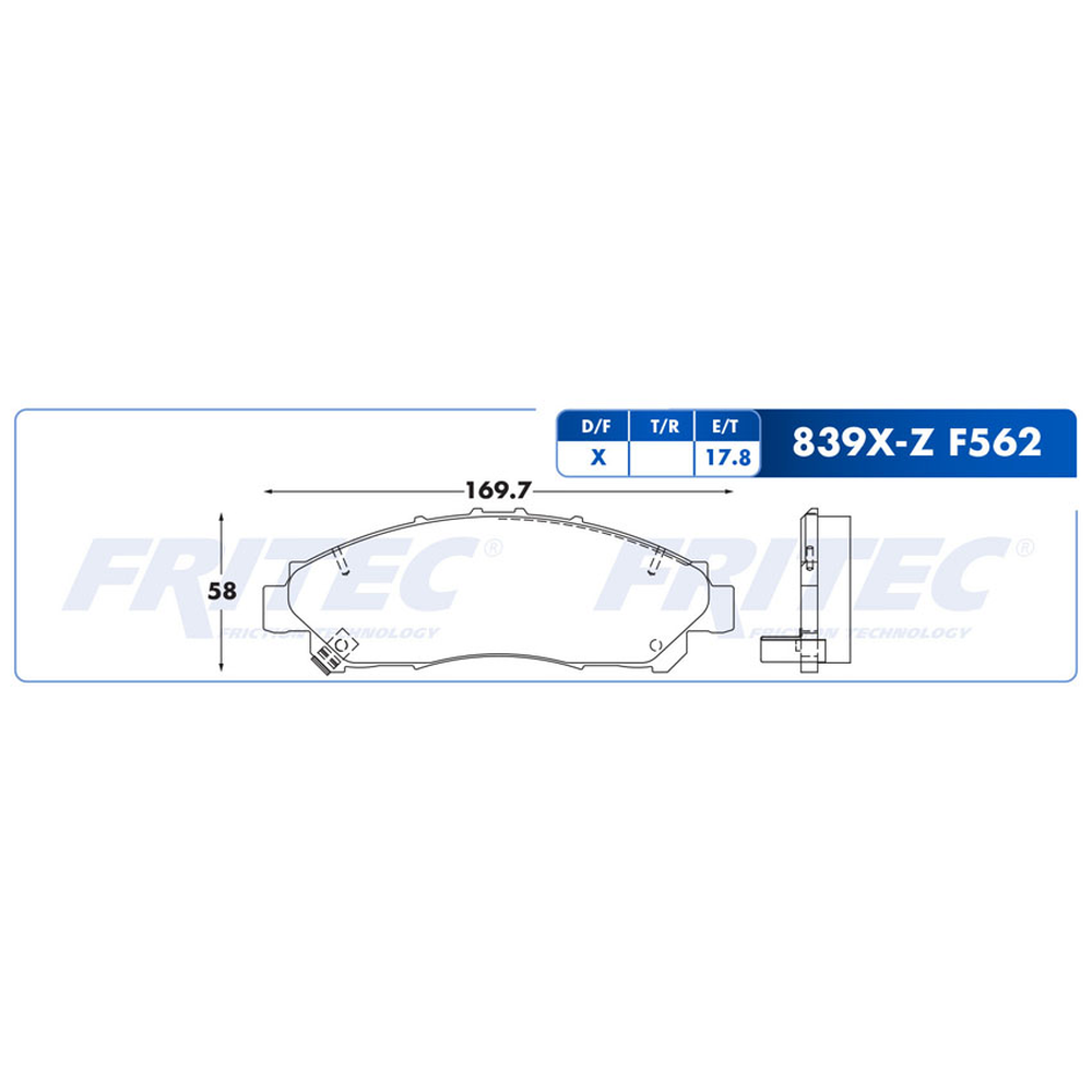 BALATA DELANTERA TOYOTA HIACE 2020-2022