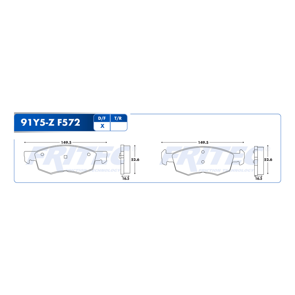 BALATA DELANTERA RAM 700 1.3L 2021-2023 CABINA SENCILLA (SLT)