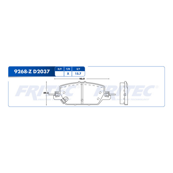BALATA TRASERA DISCO HONDA CR-V 017-023