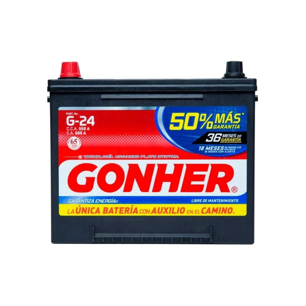 ACUMULADOR CAPACIDAD DE ARRANQUE A 0°C  688 AMPS  +/-