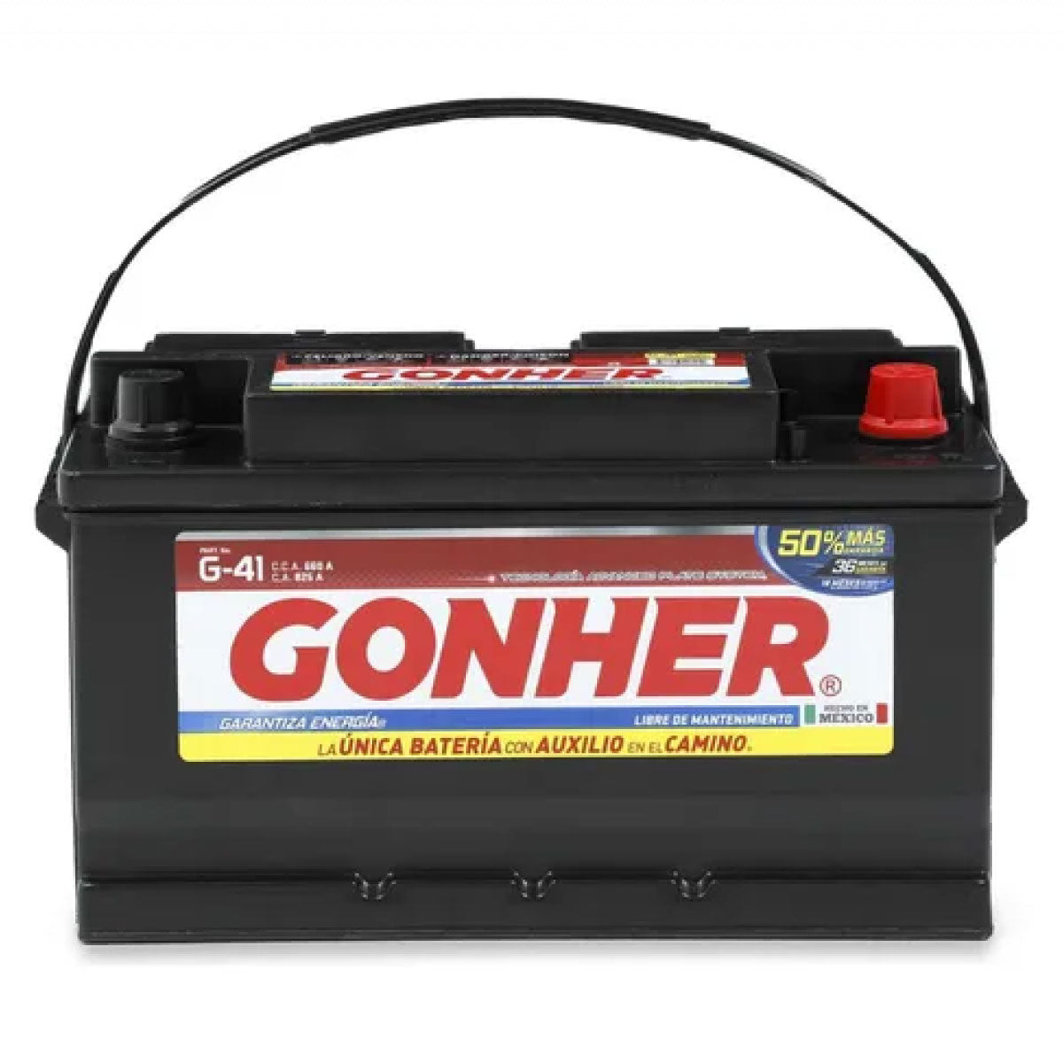 ACUMULADOR CAPACIDAD DE ARRANQUE A 0°C 825 AMPS -/+