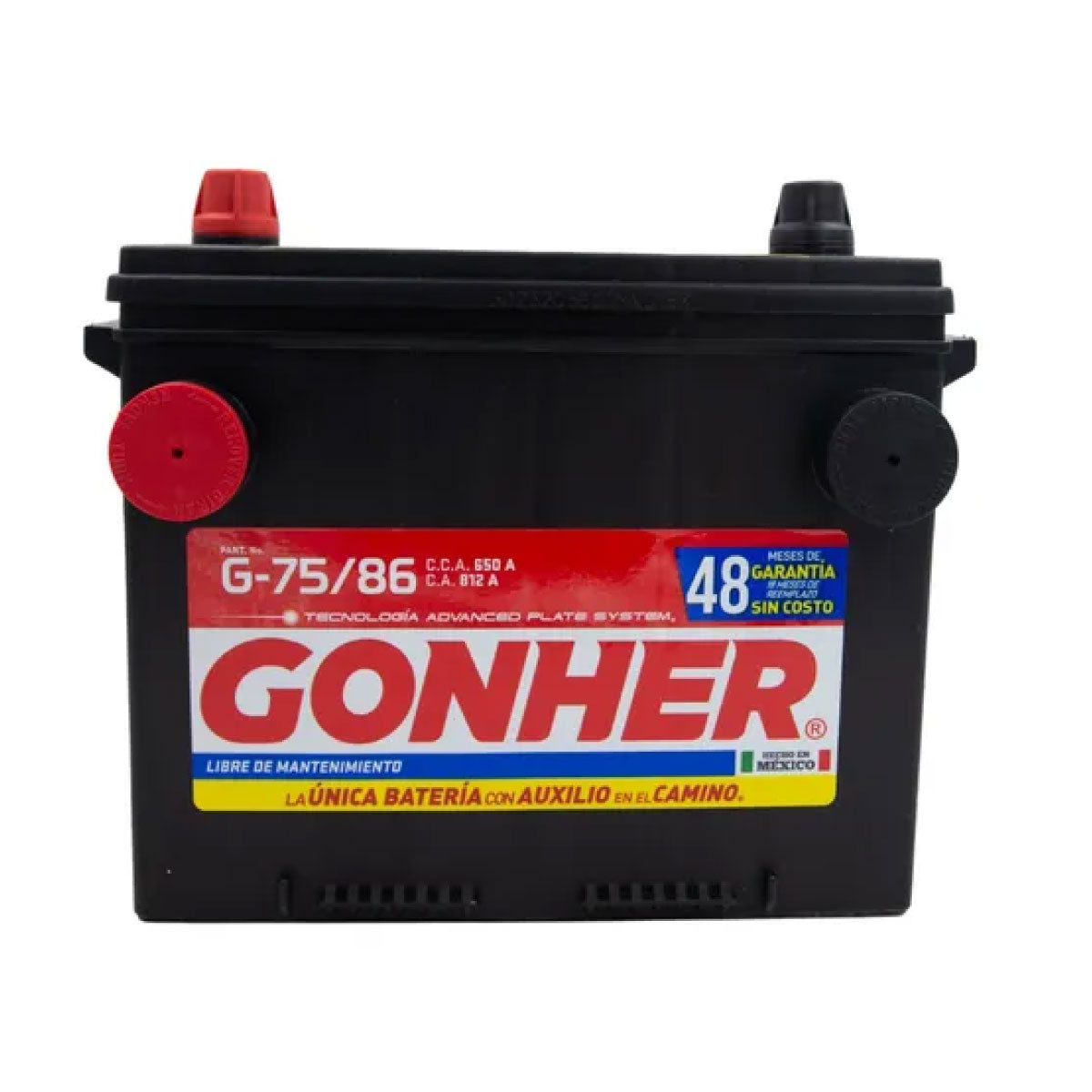 ACUMULADOR CAPACIDAD DE ARRANQUE A 0°C 812 AMPS +/-