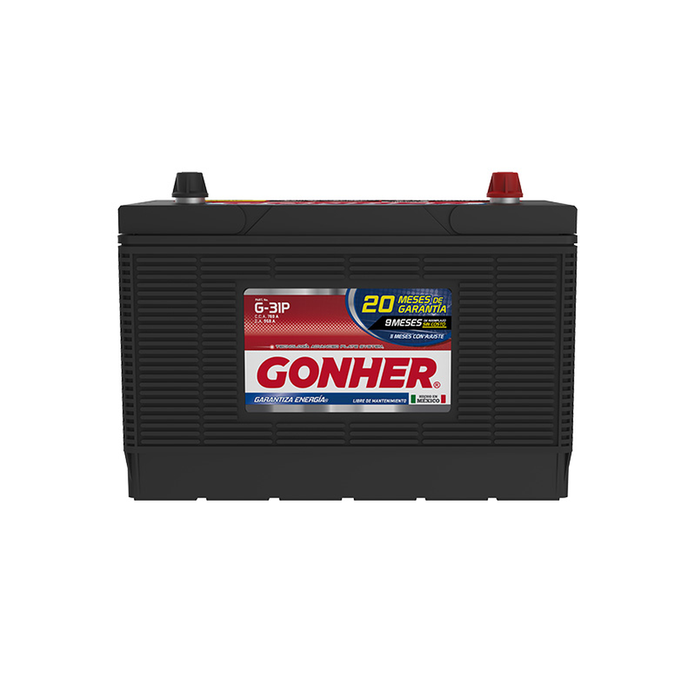 ACUMULADOR CAPACIDAD DE ARRANQUE A 0°C 950 AMPS +/-