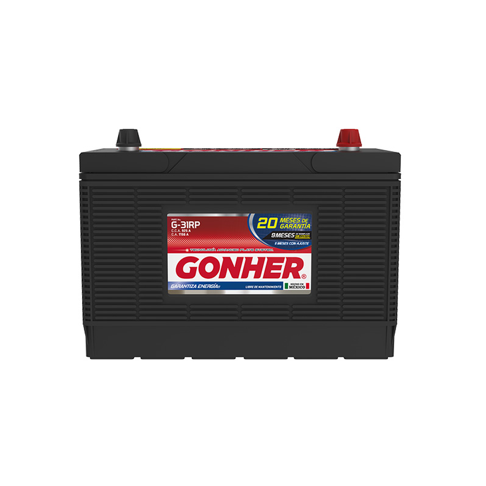 ACUMULADOR CON POSTES CAPACIDAD DE ARRANQUE 0°C 1156 AMPS  +/-