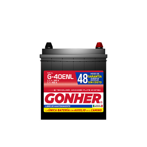 ACUMULADOR CAPACIDAD DE ARRANQUE A 0°C 450 AMPS -/+