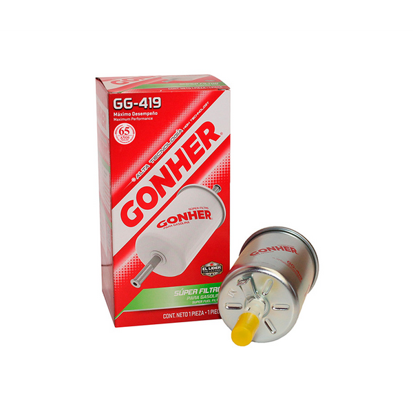 FILTRO DE GASOLINA CHEVROLET AVEO 1.6L 08-018, MATIZ 1.0L 04-015