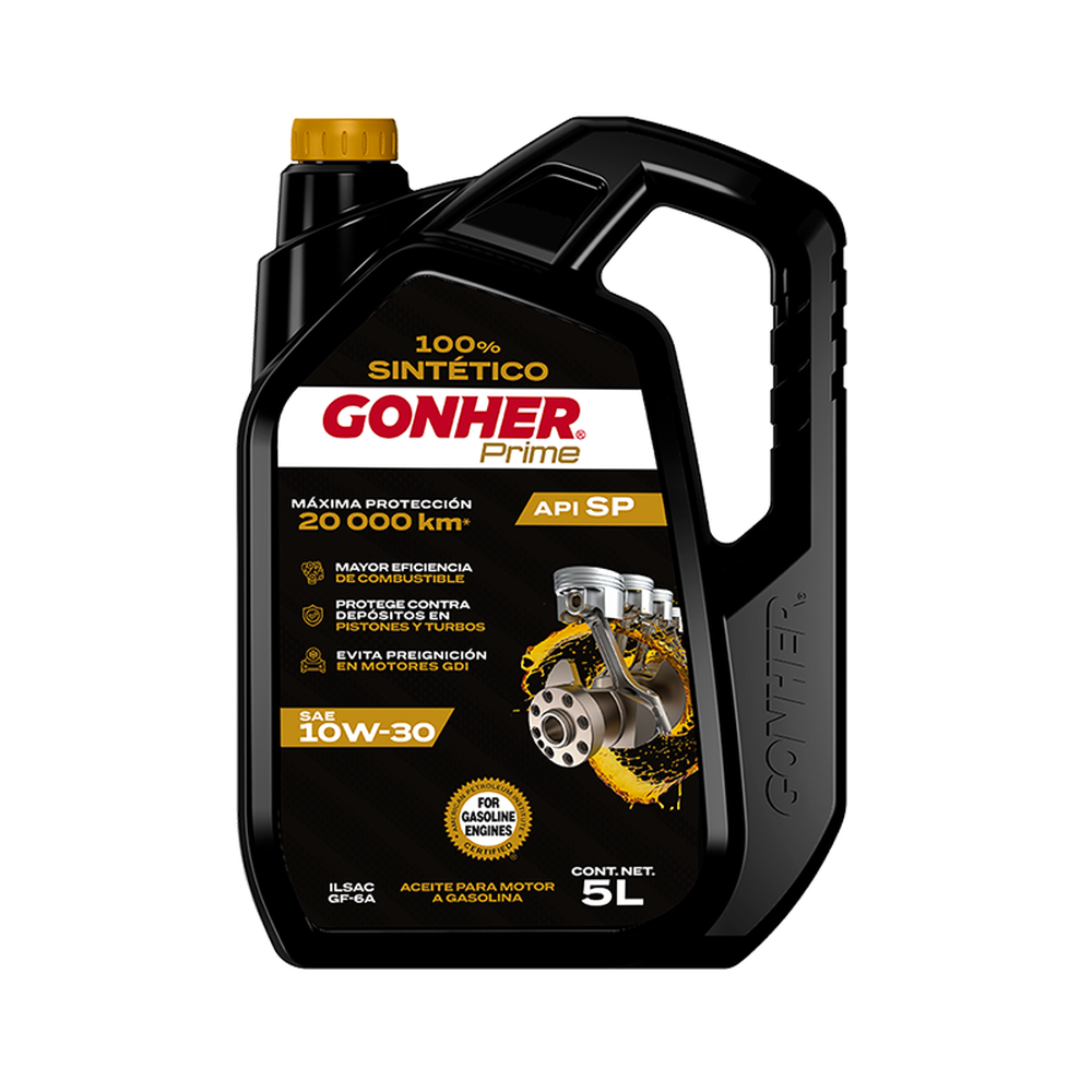 ACEITE SINTETICO PARA MOTOR A GASOLINA GARRAFA 5 LTS