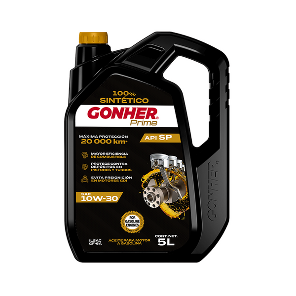 ACEITE SINTETICO PARA MOTOR A GASOLINA GARRAFA 5 LTS