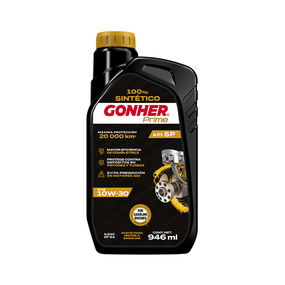 ACEITE SINTETICO PARA MOTOR A GASOLINA BOTE 946ML.