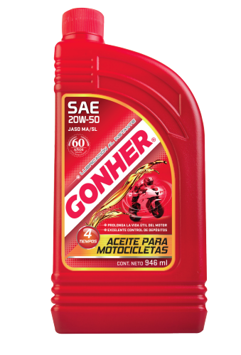 ACEITE PARA MOTO GONHER 4T 946ML