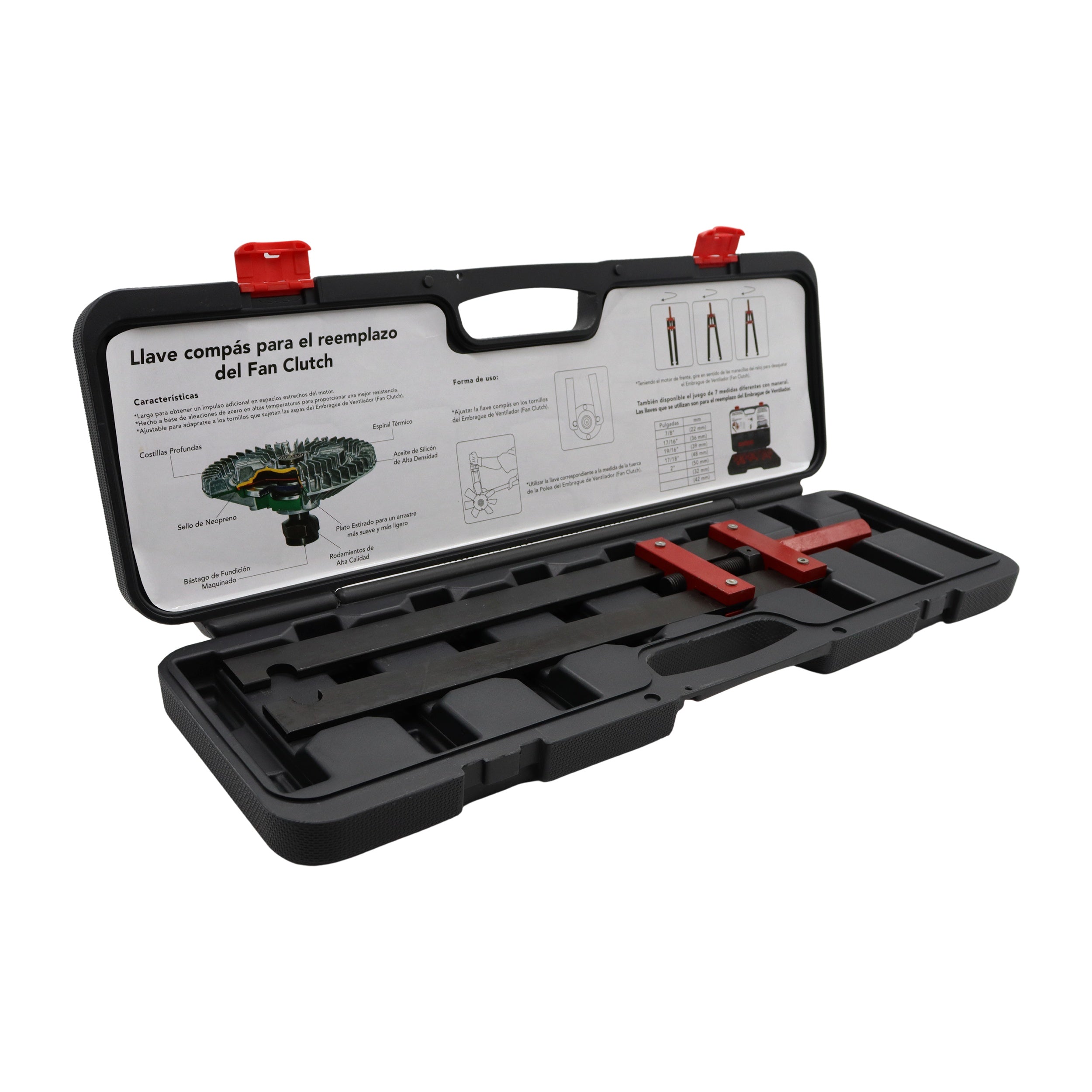 HERRAMIENTA PARA ACURA SLX 3.2L V6 1996-1997 LLAVE DE COMPÁS DE ASPIRACIÓN NATURAL PARA SUJETAR EL EMBRAGUE DEL VENTILADOR